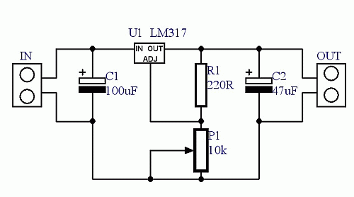 Lm317 схемы включения