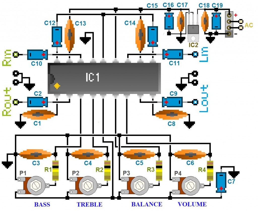 TCA5500 - circuit